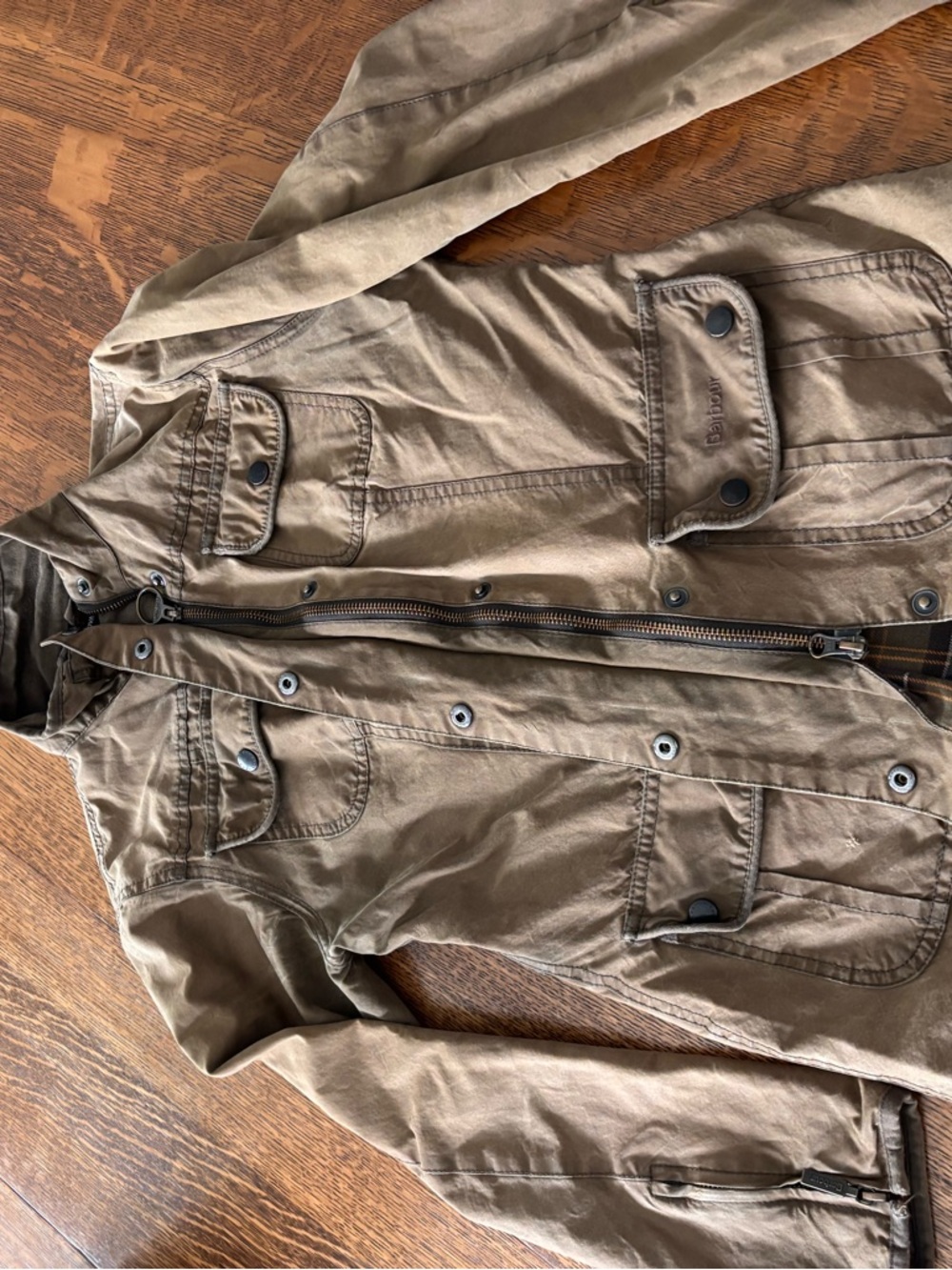 Barbour Olive Green Utility Jacket